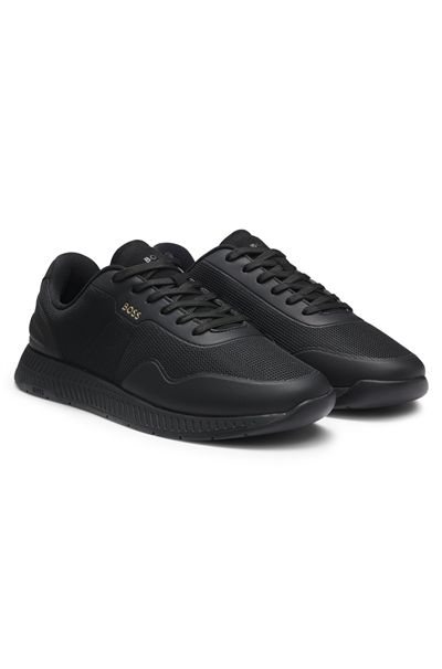 Boss Titanium Runn Trtxpu Erkek Sneaker Siyah