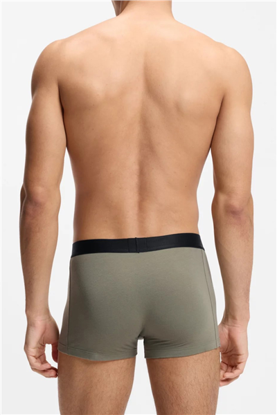 Boss Trunk 3P Boss One D Erkek 3lü Boxer Çok Renkli