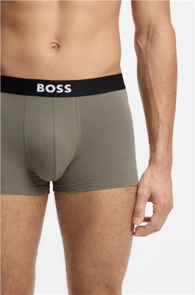 Boss Trunk 3P Boss One D Erkek 3lü Boxer Çok Renkli