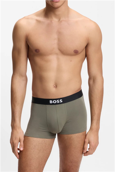 Boss Trunk 3P Boss One D Erkek 3lü Boxer Çok Renkli
