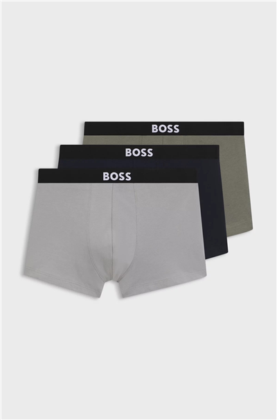Boss Trunk 3P BOSS ONE Erkek 3lü Boxer Çok Renkli