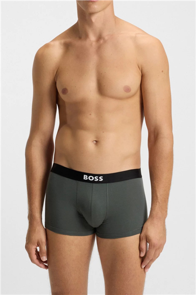 Boss Trunk 3P BOSS ONE Erkek 3lü Boxer Siyah