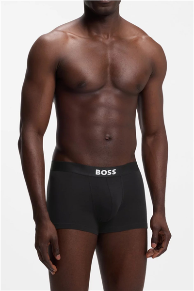 Boss Trunk 3P BOSS ONE Erkek 3lü Boxer Siyah