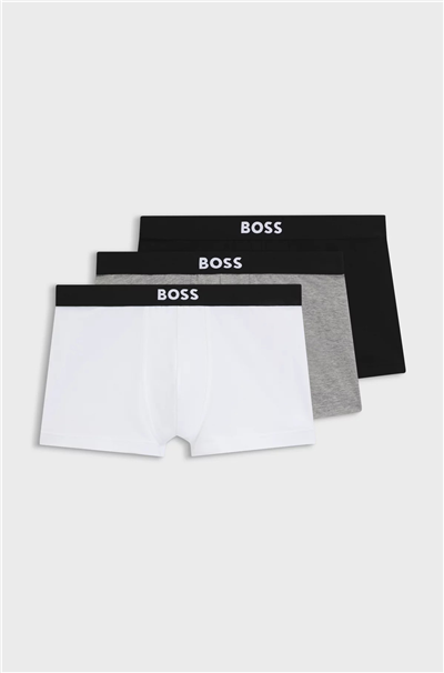Boss Trunk 3P BOSS ONE Erkek 3lü Boxer Çok Renkli