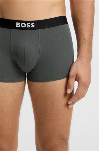 Boss Trunk 3P BOSS ONE Erkek 3lü Boxer Siyah