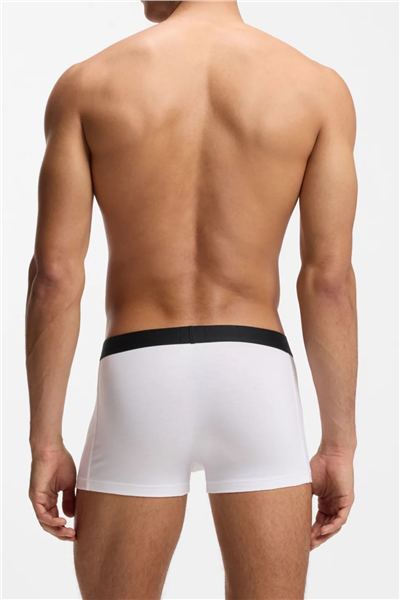 Boss Trunk 3P BOSS ONE Erkek 3lü Boxer Beyaz