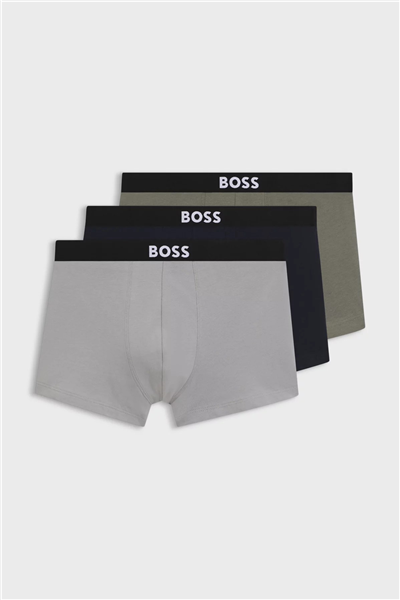Boss Trunk 3P BOSS ONE Erkek 3lü Boxer Çok Renkli