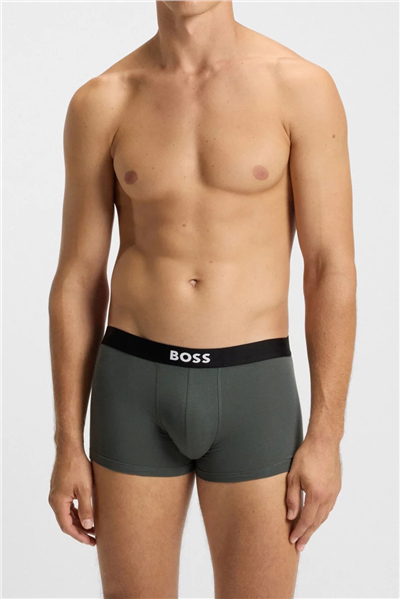 Boss Trunk 3P BOSS ONE Erkek 3lü Boxer Siyah
