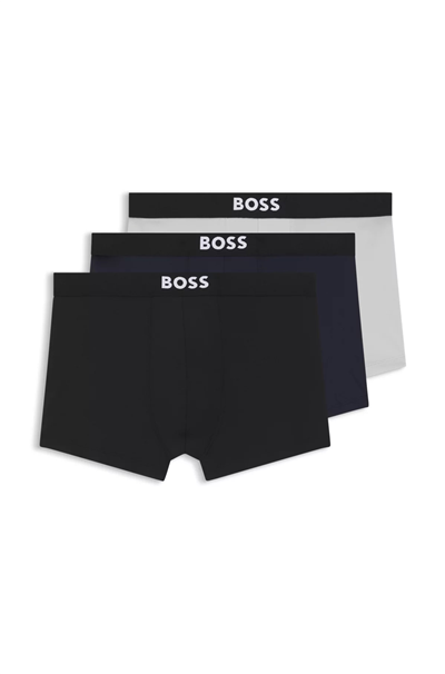 Boss Trunk 3P Micro One Erkek 3lü Boxer Çok Renkli