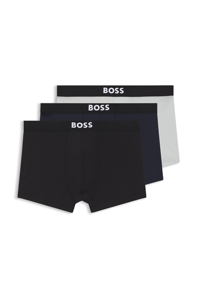 Boss Trunk 3P Micro One Erkek 3lü Boxer Çok Renkli