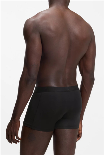 Boss Trunk 3P Micro One Erkek 3lü Boxer Siyah