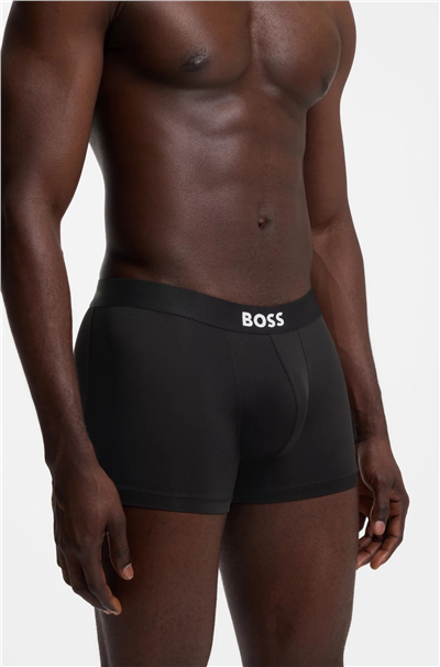 Boss Trunk 3P Micro One Erkek 3lü Boxer Siyah