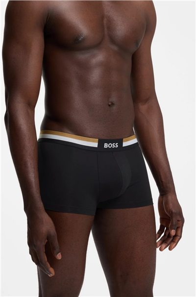 Boss Trunk 3P Motion Erkek 3lü Boxer Siyah