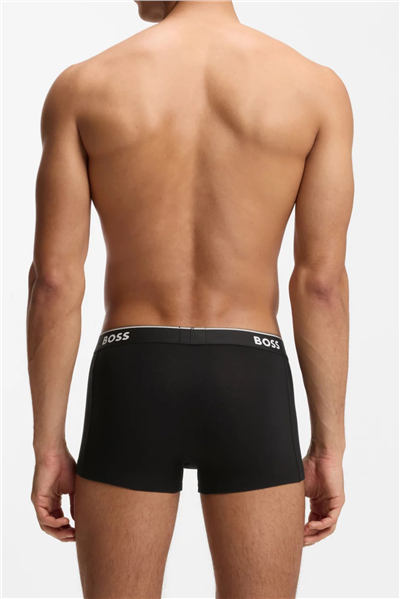 Boss Trunk 3P Power Erkek 3lü Boxer Gri