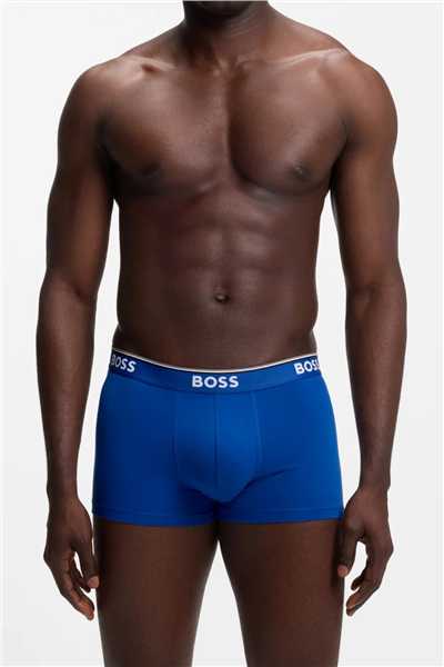 Boss Trunk 3P Power Erkek 3lü Boxer Mavi