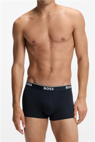 Boss Trunk 3P Power Erkek 3lü Boxer Mavi