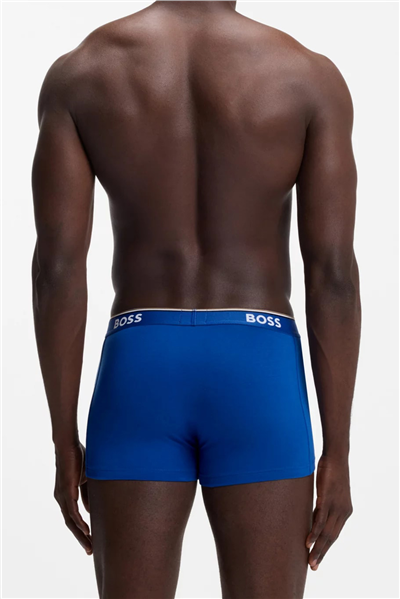 Boss Trunk 3P Power Erkek 3lü Boxer Mavi