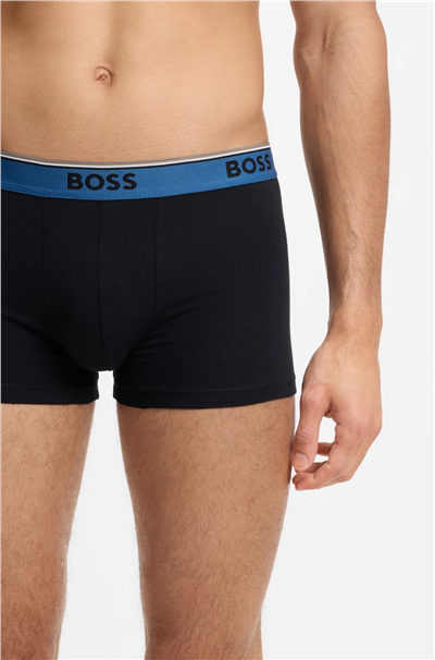 Boss Trunk 3P Power Erkek 3lü Boxer Siyah
