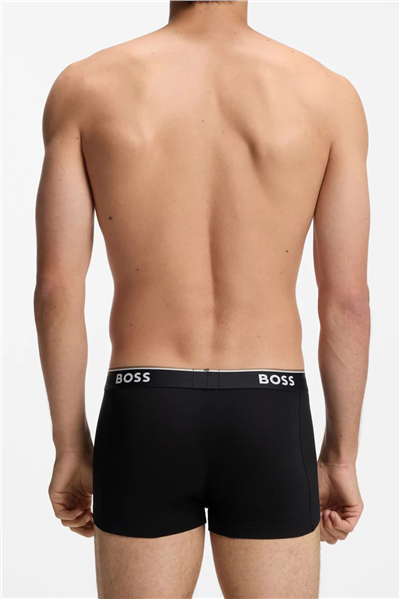 Boss Trunk 3P Power Erkek 3lü Boxer Siyah