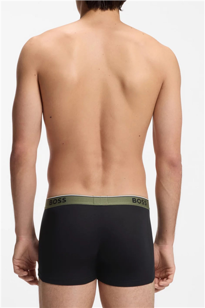 Boss Trunk 3P Power Erkek 3lü Boxer Siyah