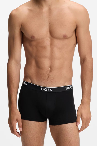 Boss Trunk 3P Power Erkek 3lü Boxer Siyah