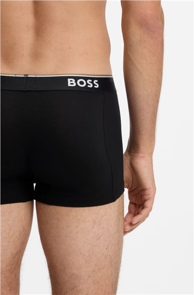 Boss Trunk 3P Power Erkek 3lü Boxer Siyah