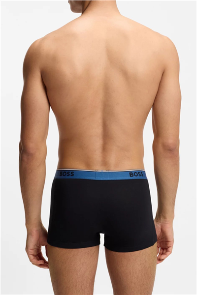 Boss Trunk 3P Power Erkek 3lü Boxer Siyah
