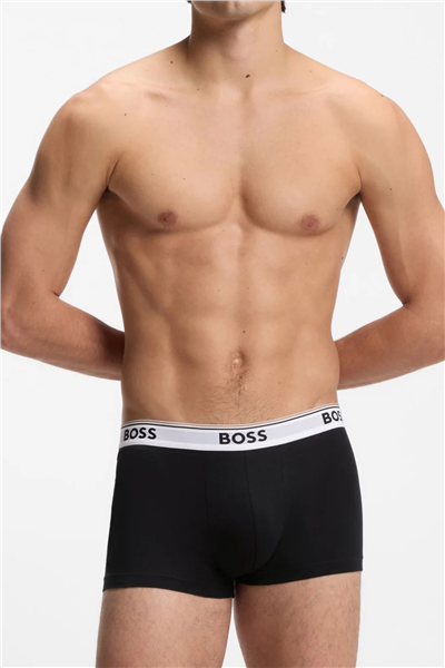 Boss Trunk 3P Power Erkek 3lü Boxer Siyah
