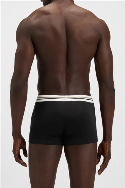 Boss Trunk 3P Revive Erkek 3lü Boxer Siyah