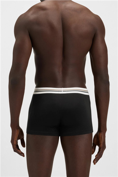 Boss Trunk 3P Revive Erkek 3lü Boxer Siyah
