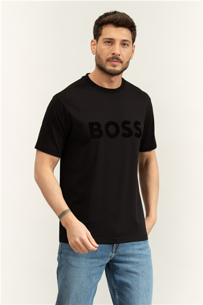 BOSS Ts Iconic Logo Erkek Bisiklet Yaka T-Shirt