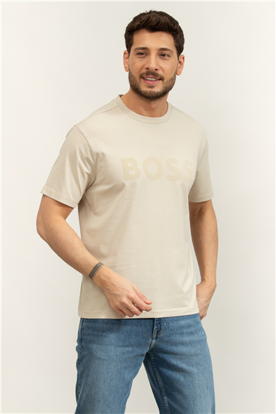 BOSS Ts Iconic Logo Erkek Bisiklet Yaka T-Shirt