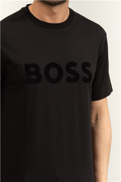 BOSS Ts Iconic Logo Erkek Bisiklet Yaka T-Shirt