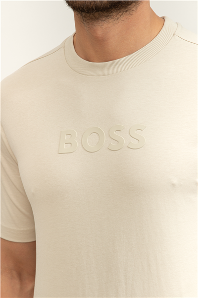 BOSS Ts Logo Erkek Bisiklet Yaka T-Shirt