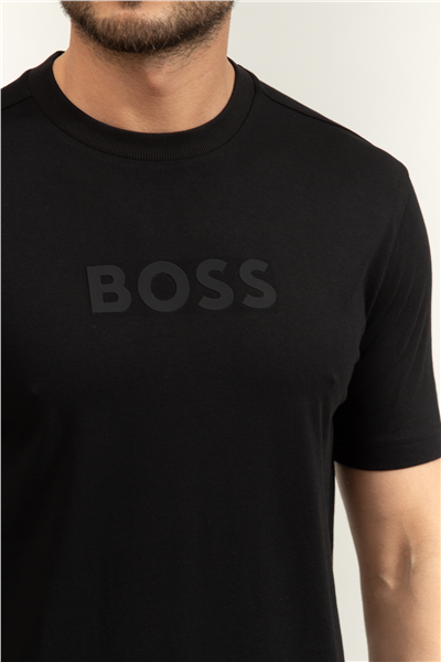 BOSS Ts Logo Erkek Bisiklet Yaka T-Shirt