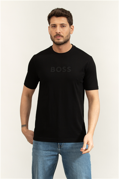 BOSS Ts Logo Erkek Bisiklet Yaka T-Shirt