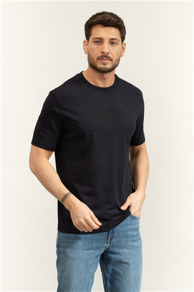 BOSS Ts Logo Erkek Bisiklet Yaka T-Shirt