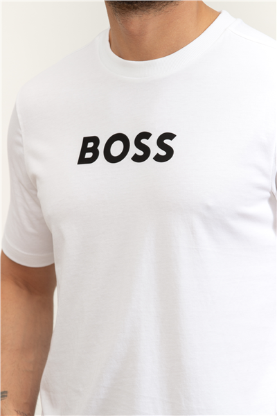 BOSS Ts Logo Erkek Bisiklet Yaka T-Shirt