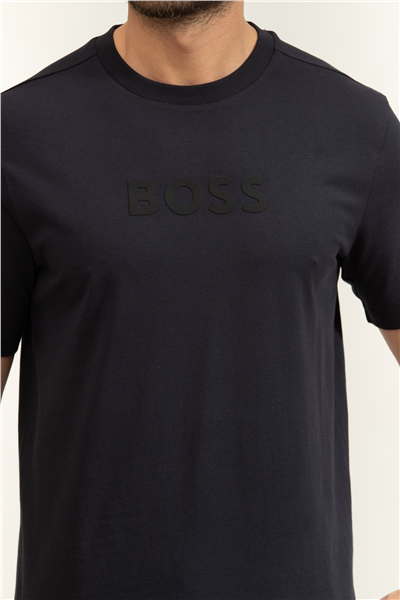 BOSS Ts Logo Erkek Bisiklet Yaka T-Shirt