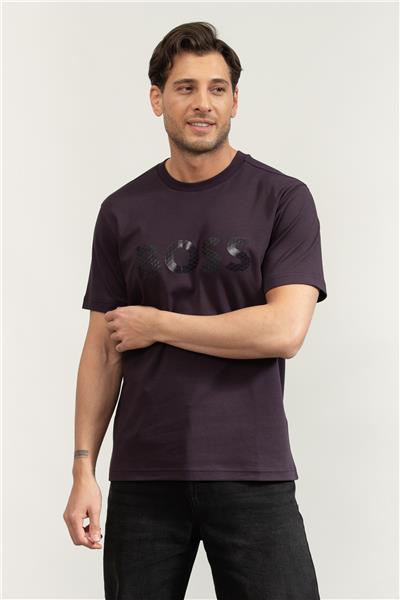 Boss TS Mirror Iconic Erkek Bisiklet Yaka T-Shirt
