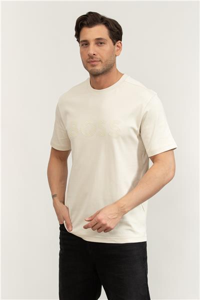 Boss TS Mirror Iconic Erkek Bisiklet Yaka T-Shirt