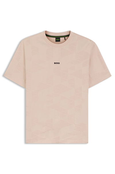 BOSS Ts Network Jq Erkek Bisiklet Yaka T-Shirt