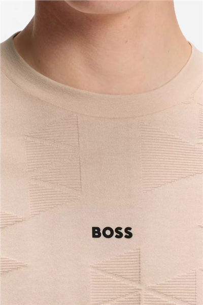 BOSS Ts Network Jq Erkek Bisiklet Yaka T-Shirt