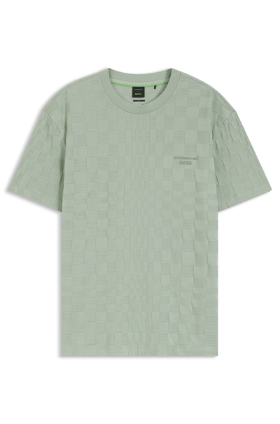 Boss Ts Ps Spirit70 Jacq Erkek Bisiklet Yaka T-Shirt Yeşil