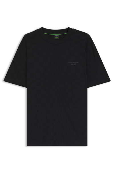 Boss Ts Ps Spirit70 Jacq Erkek Bisiklet Yaka T-Shirt Siyah