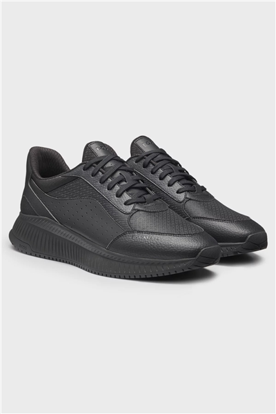 BOSS Ttnm Evo Runn Ltnymn Erkek Sneaker Siyah