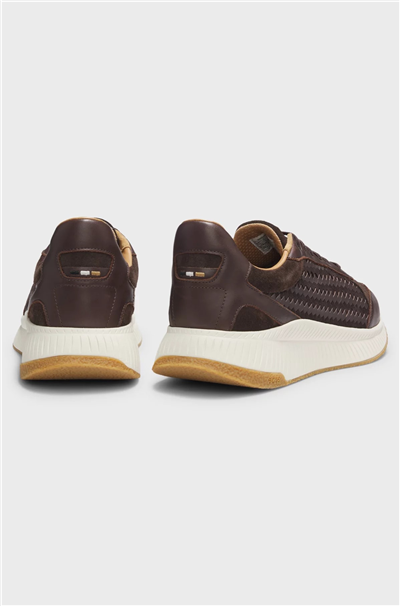 Boss Ttnm Evo Runn Ltsdwv Erkek Sneaker Kahverengi