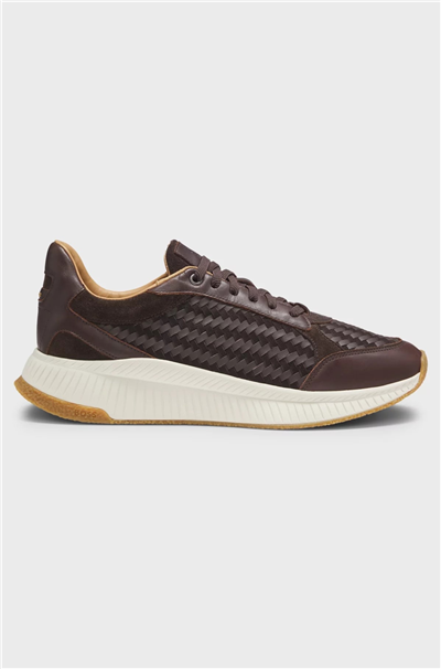 Boss Ttnm Evo Runn Ltsdwv Erkek Sneaker Kahverengi
