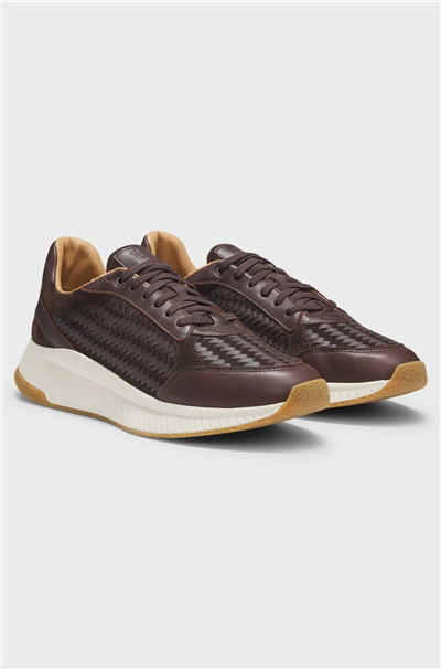 Boss Ttnm Evo Runn Ltsdwv Erkek Sneaker Kahverengi