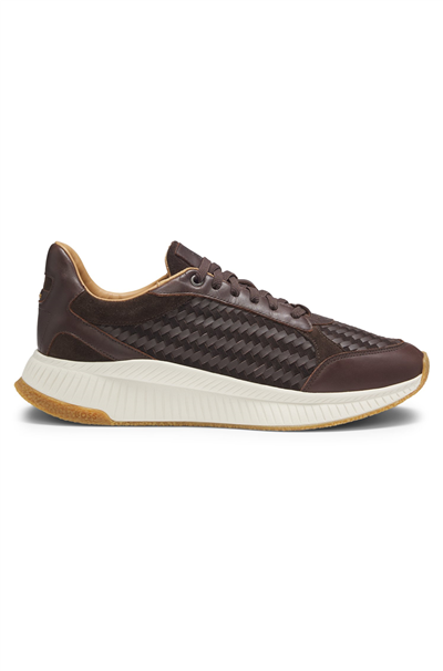 Boss Ttnm Evo Runn Ltsdwv Erkek Sneaker Kahverengi